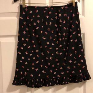 2/$40 Floral mini skirt
